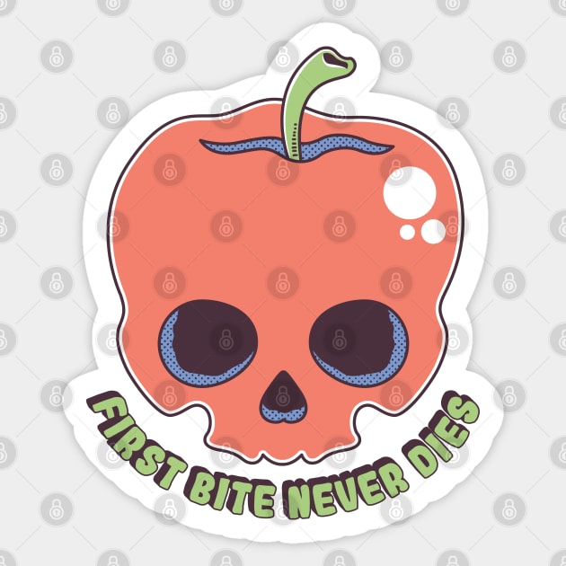 Poison Apple Sticker by spacedowl